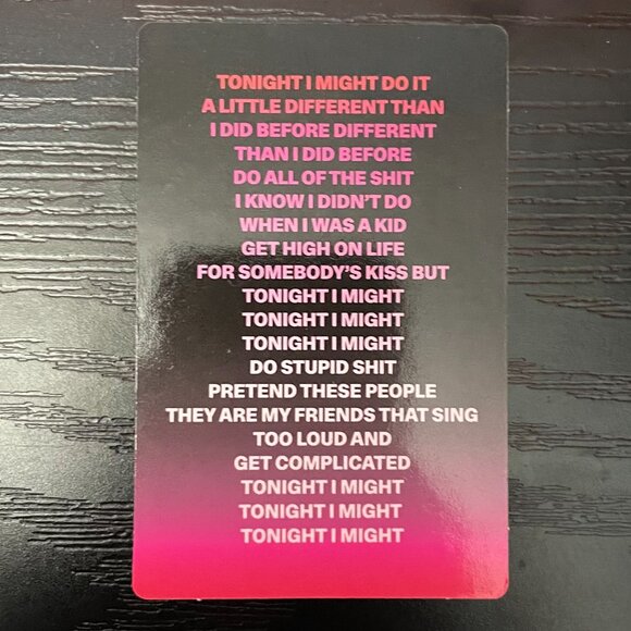 KATSEYE - Lyric Card & Stickers - Picture 2 of 3